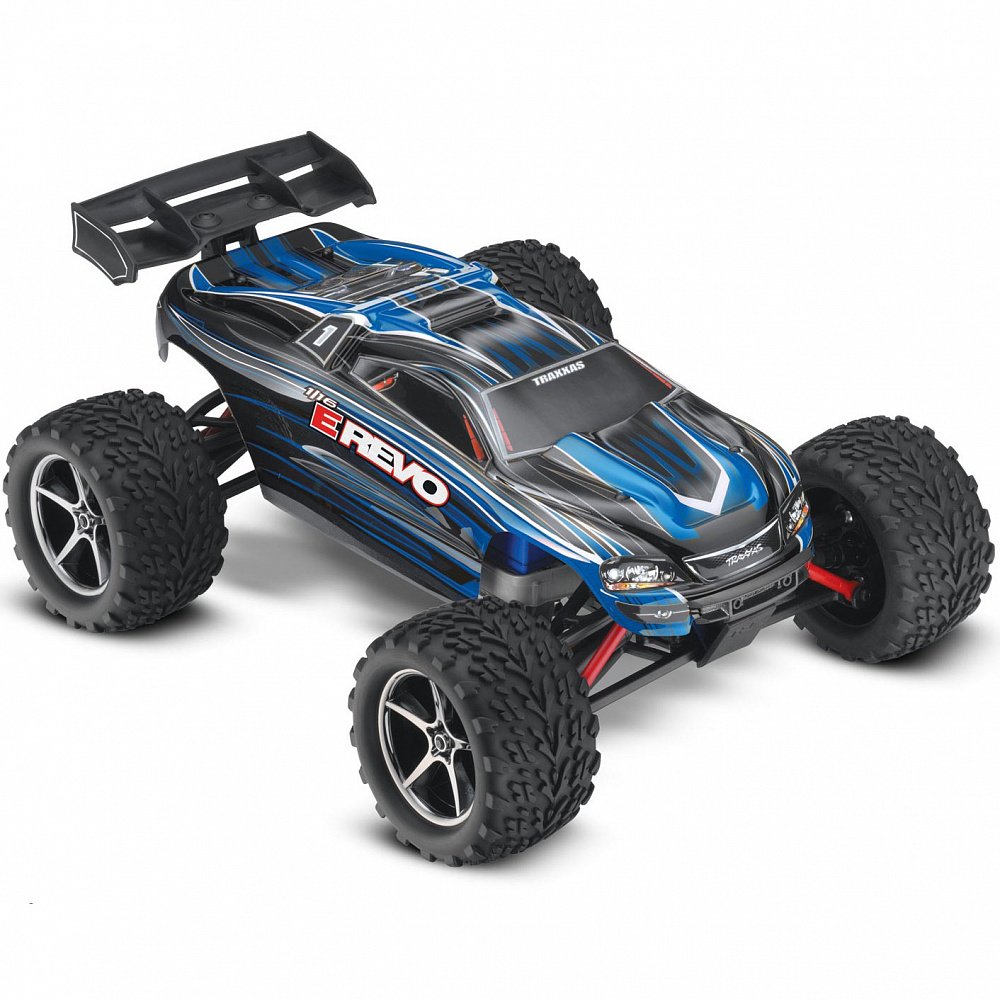  Traxxas E-Revo Monster 1:16 RTR 328  4WD 2,4  (71054-1 Blue)